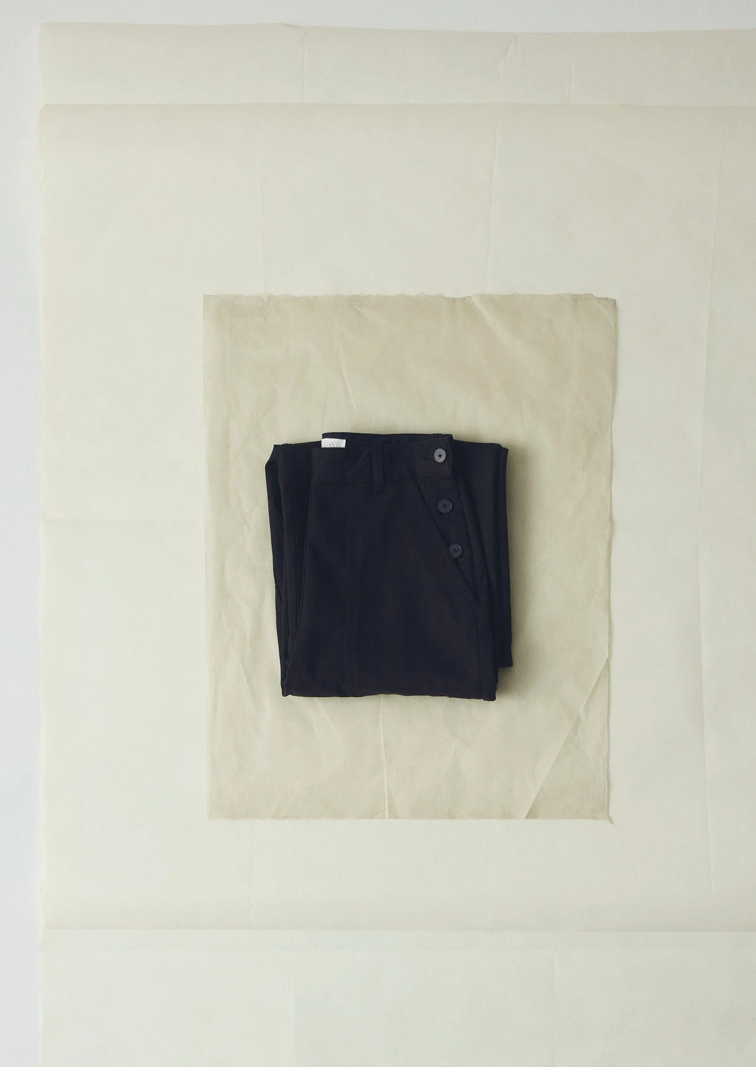 Annie Organic Denim Side Button Jeans | Black - Image 6