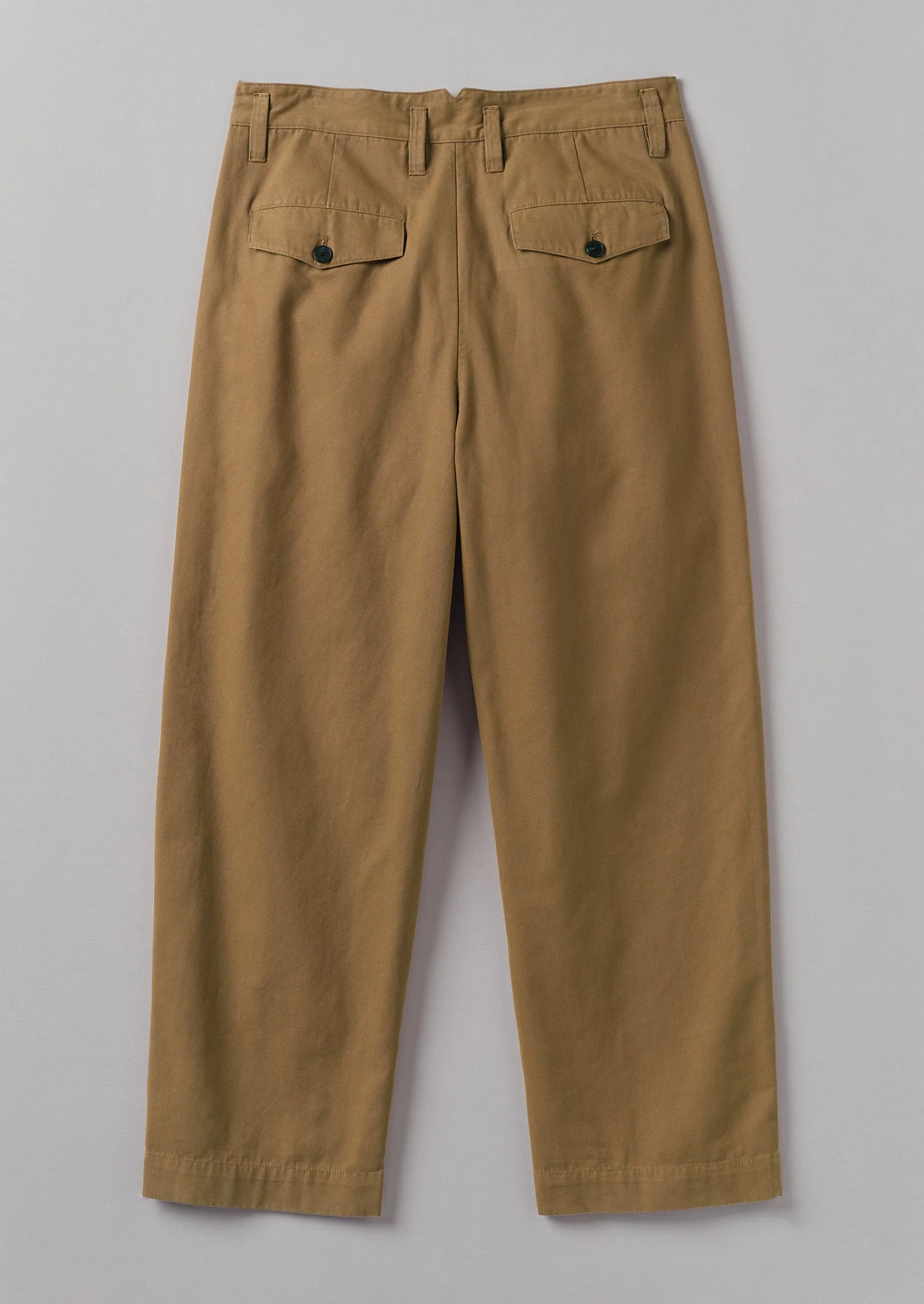 Bill Cotton Canvas Wide Leg Trousers | Acorn - Image 6