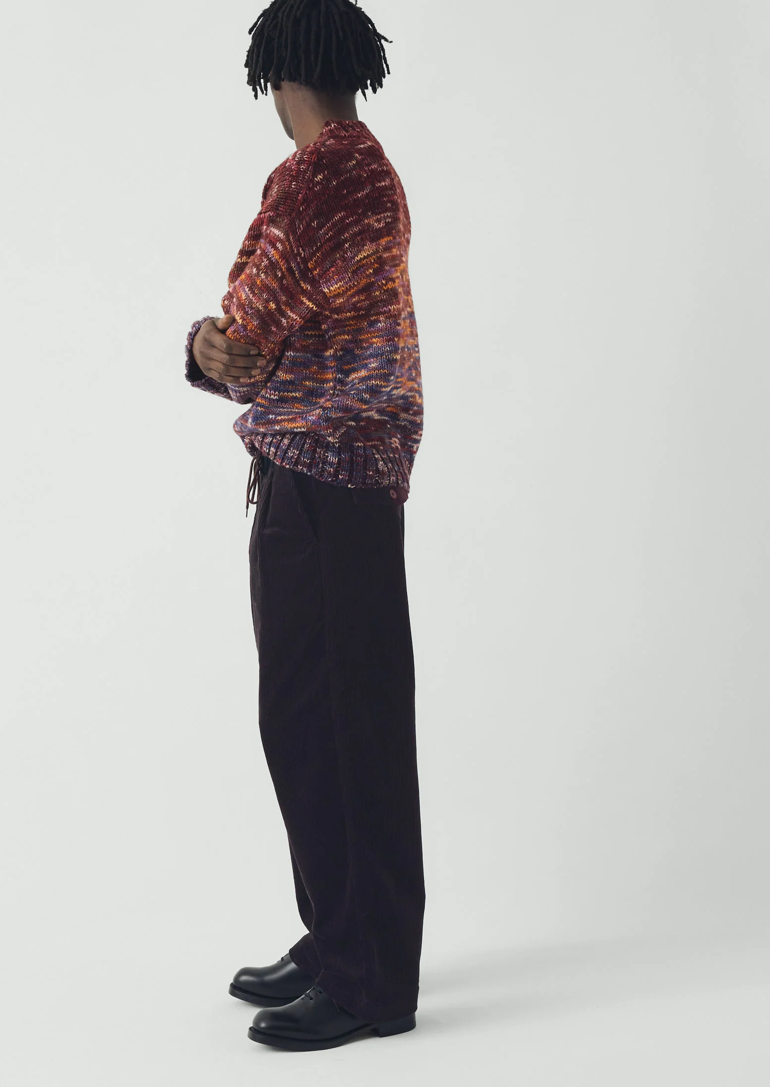 Bill Cotton Cord Trousers | Anthracite - Image 4
