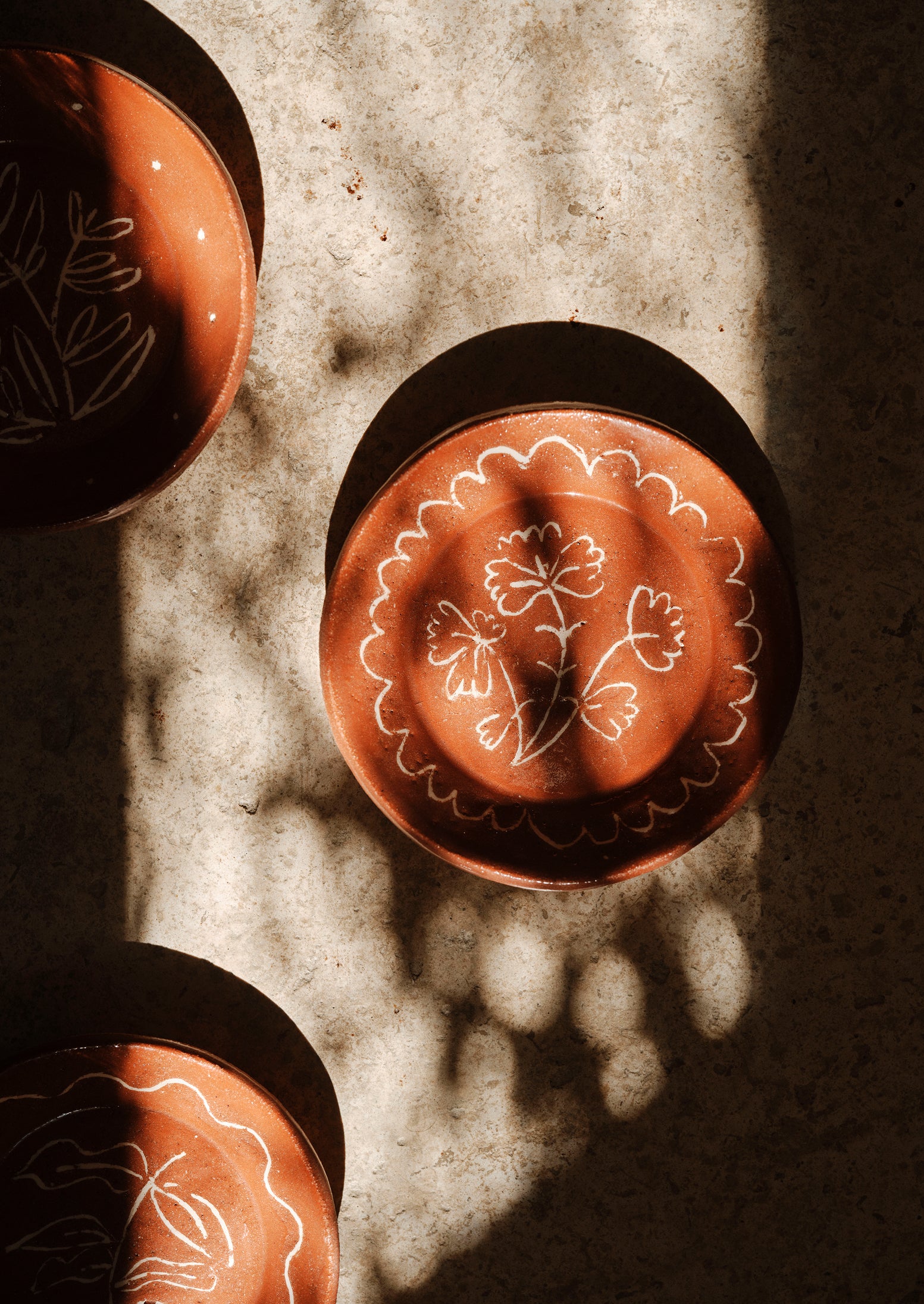 Celia Wood Parsley Trinket Dish | Terracotta/Parsley - Image 3