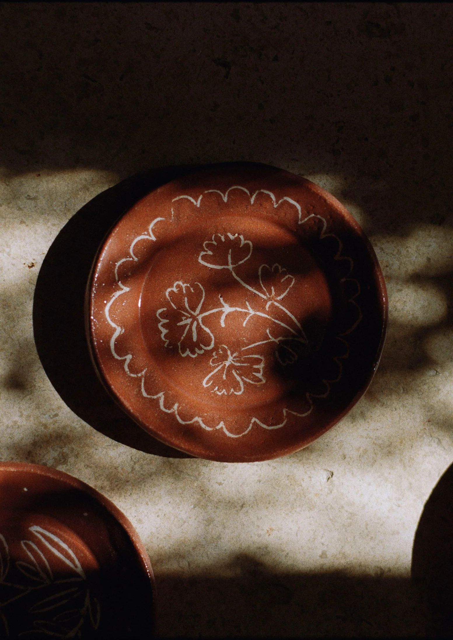 Celia Wood Parsley Trinket Dish | Terracotta/Parsley - Image 4