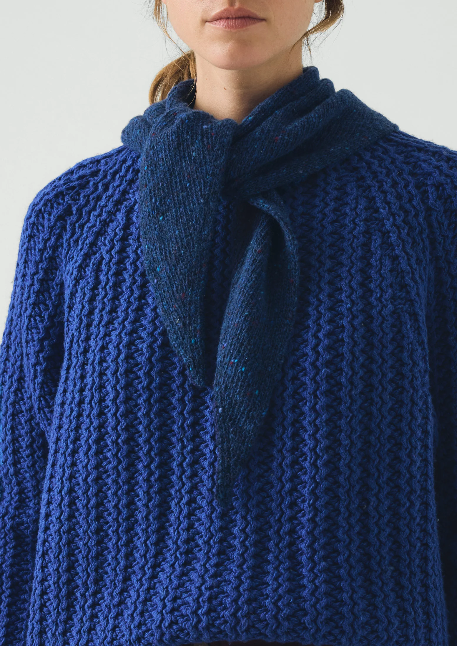 Donegal Merino Bandana | Ink Blue - Image 6