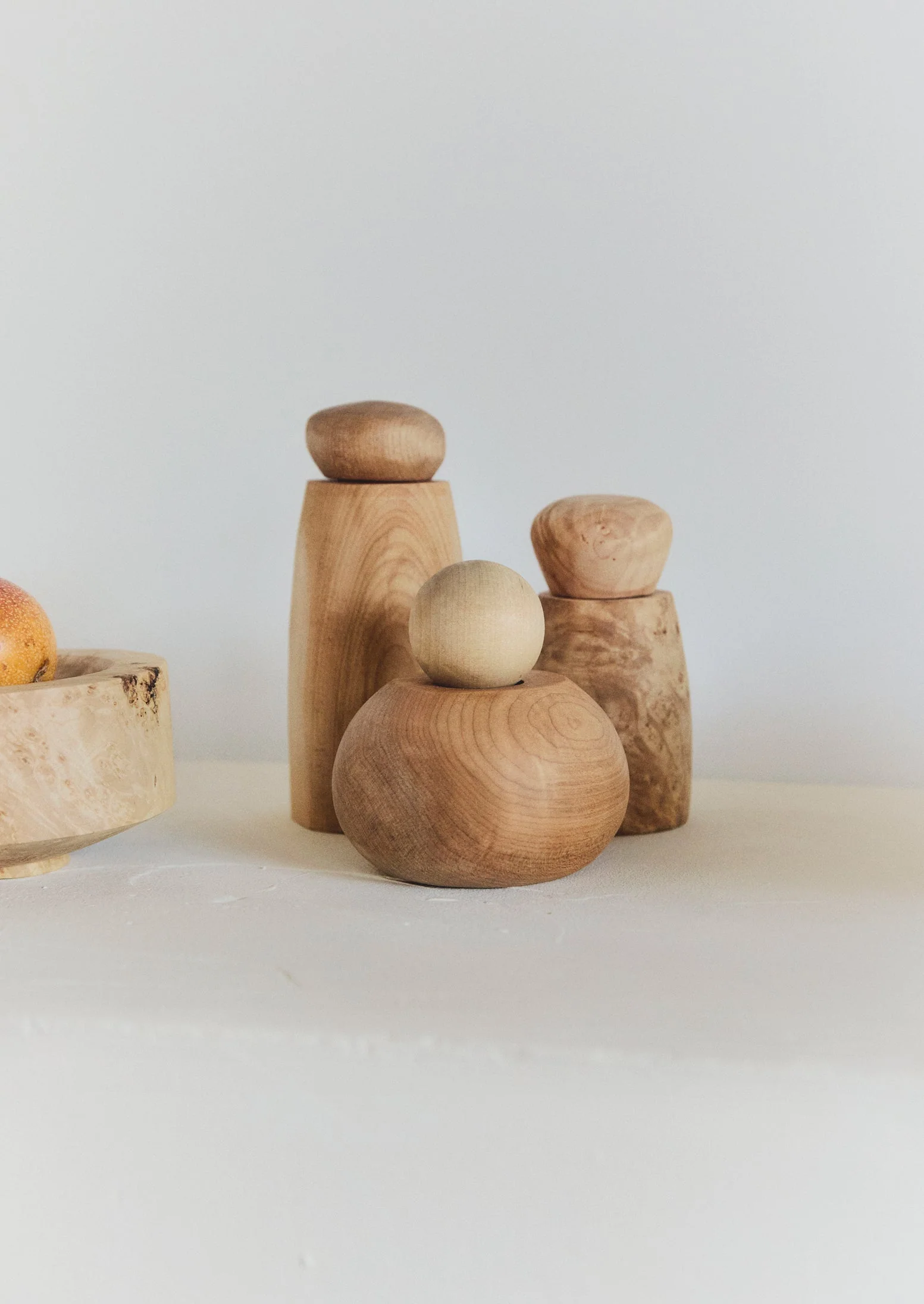 Elise McLauchlan Maple Burl Pepper Mill | Natural - Image 2