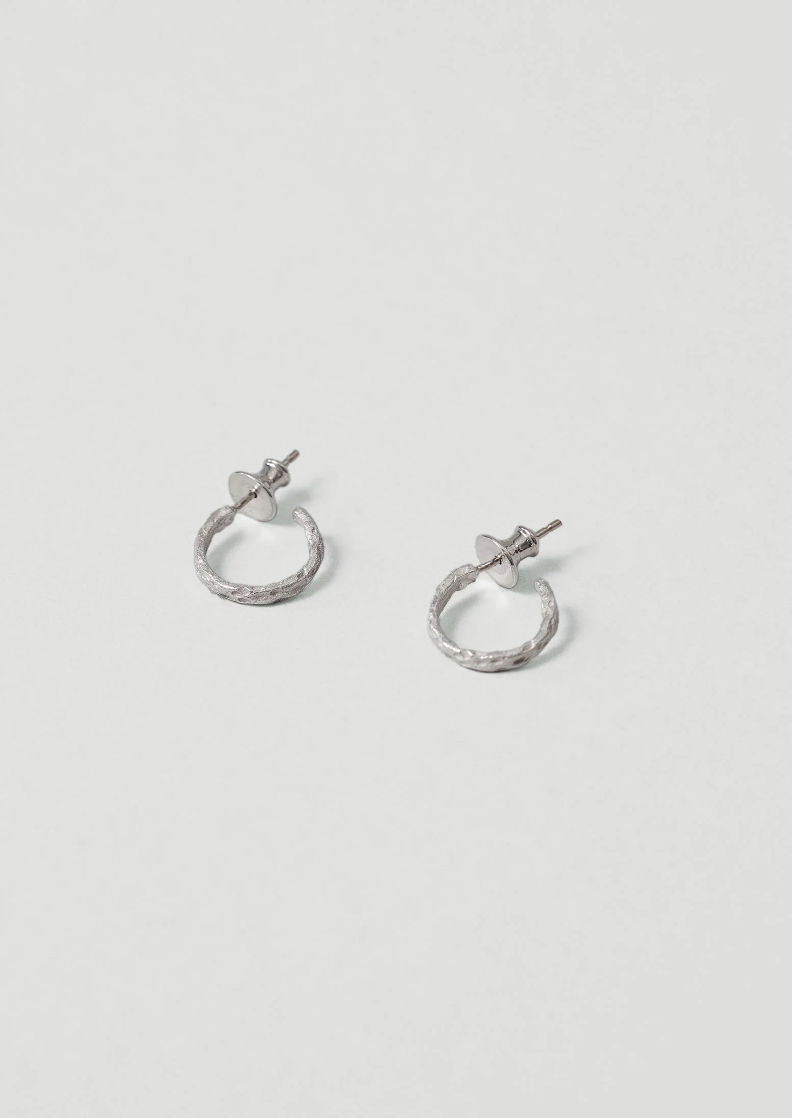 Emily Nixon Urchin Hoop Earrings | Silver