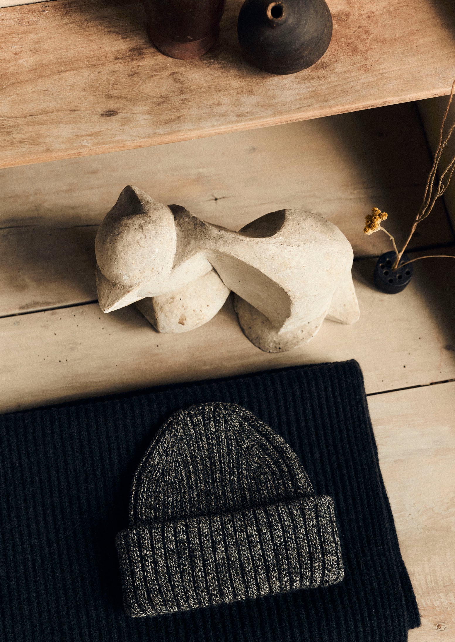 Fisherman Beanie | Granite Marl - Image 3