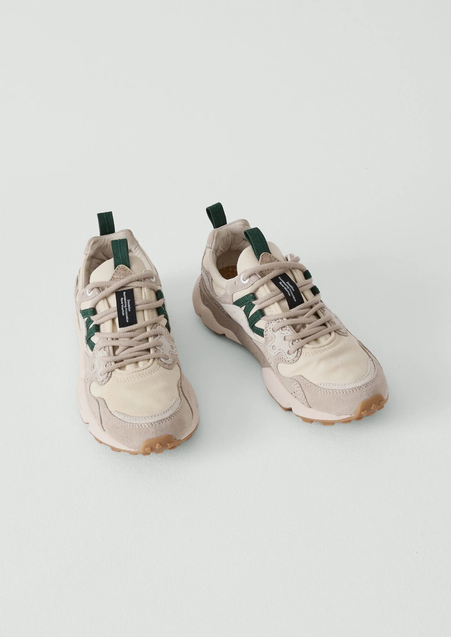 Flower Mountain Yamano Kaiso Trainers | Green/Chalk Multi