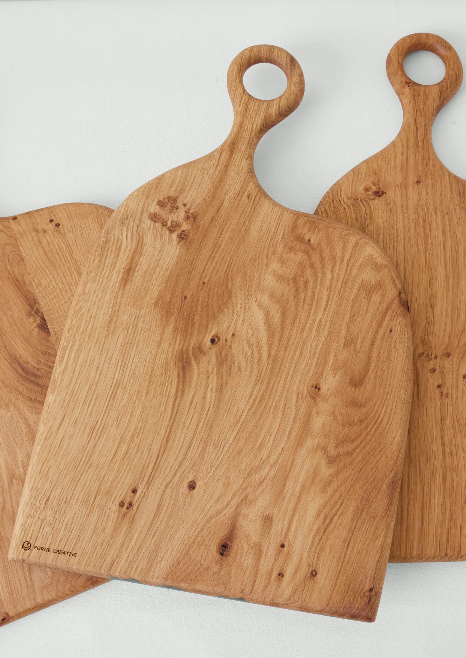 Forge Creative Wide Oak Chopping Board | Natural - Image 3