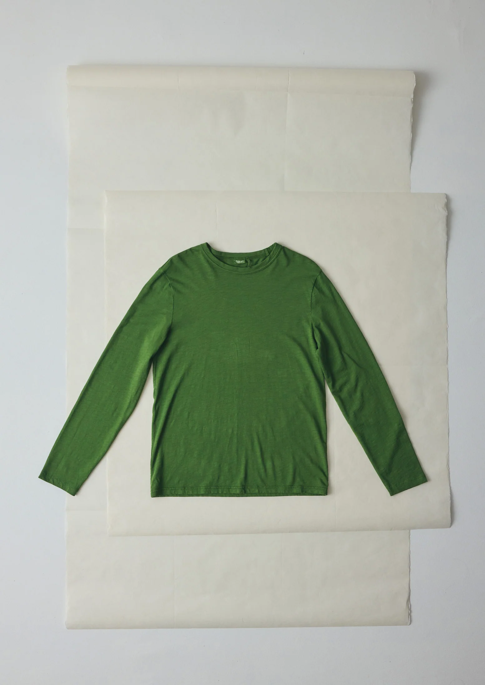 Frank Cotton Long Sleeve Tee | Grass Green