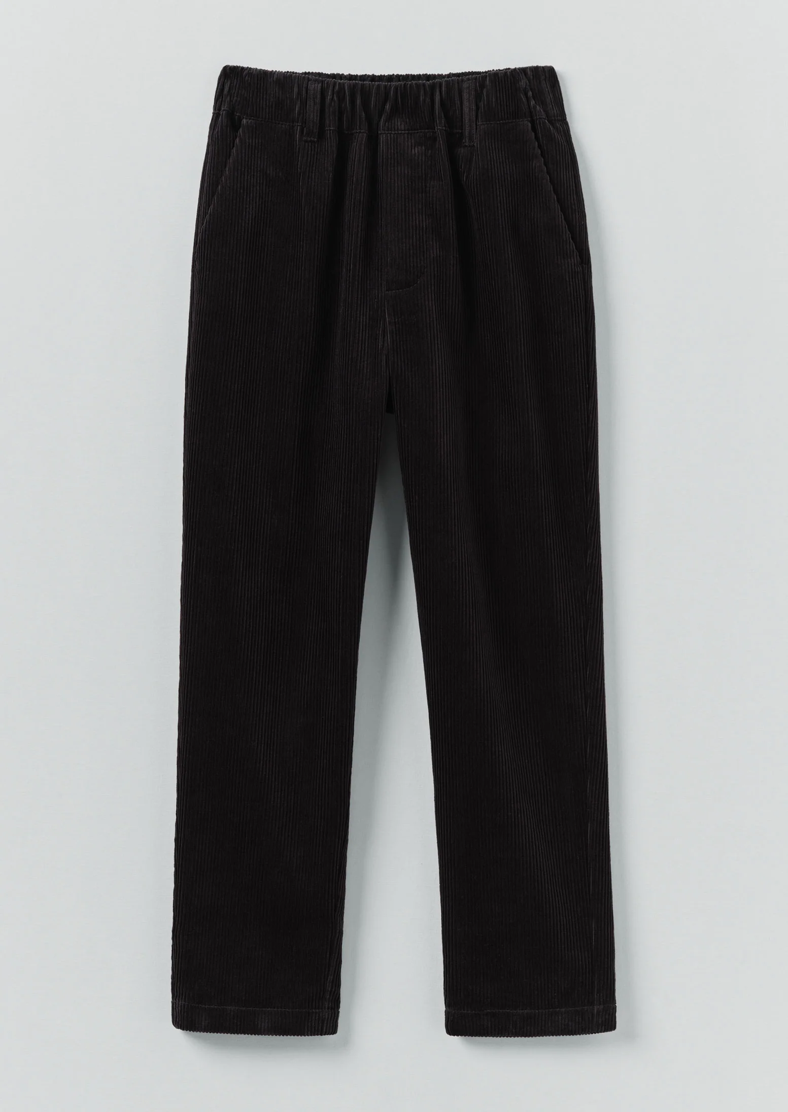 Gabi Organic Cord Pull On Trousers | Anthracite - Image 7