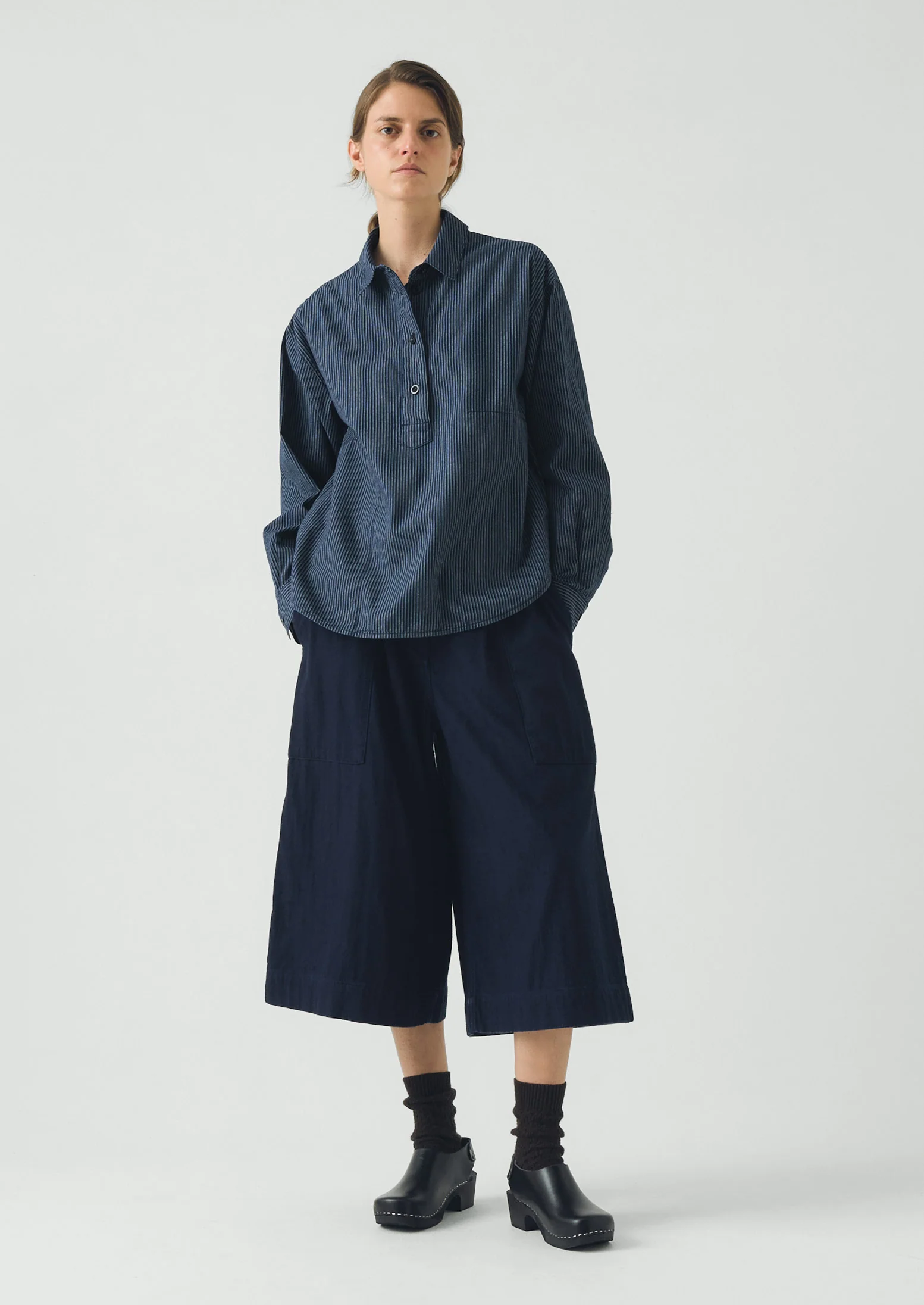 Japanese Denim Culottes | Indigo - Image 2