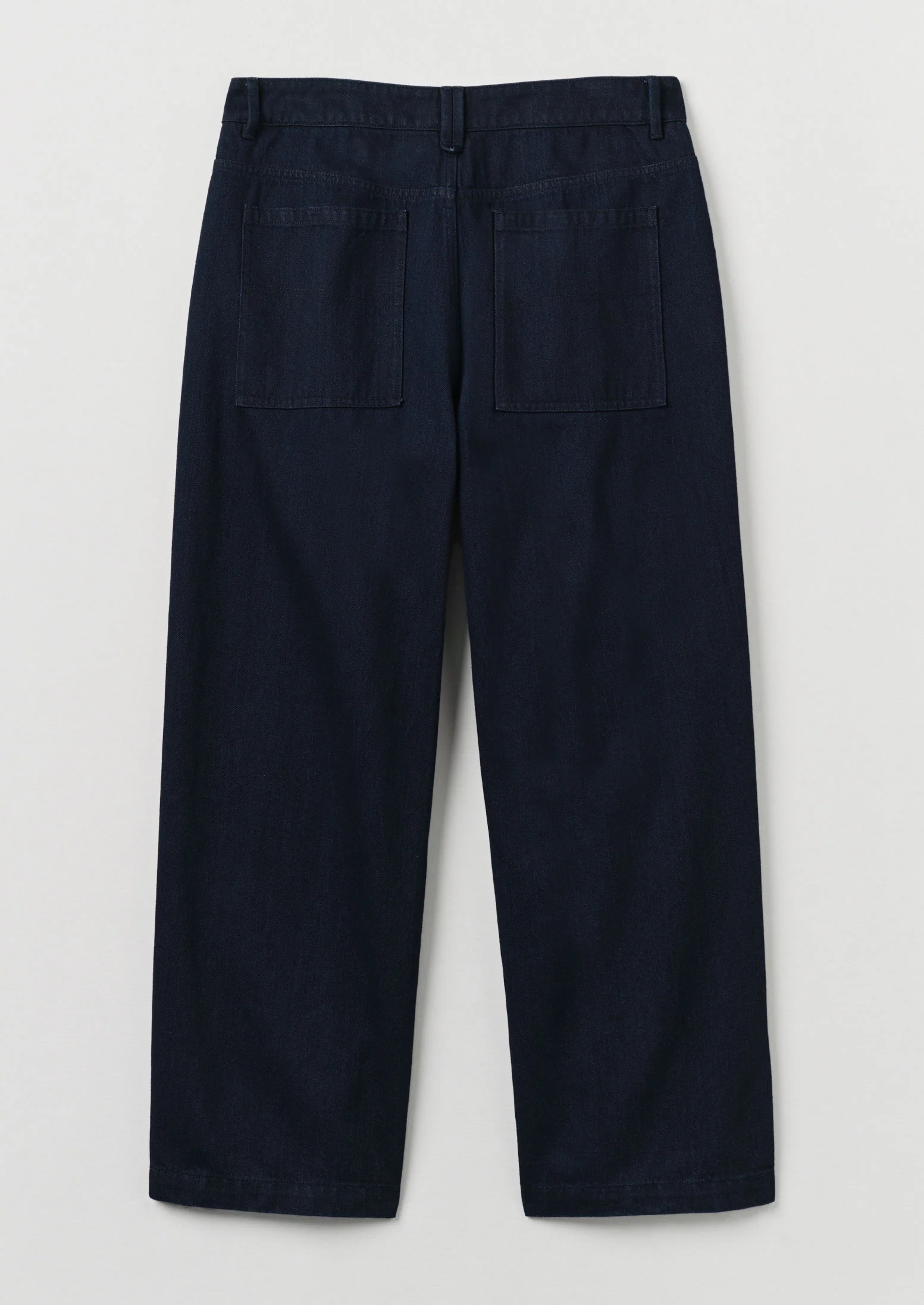 Japanese Denim Wide Leg Trousers | Indigo - Image 7
