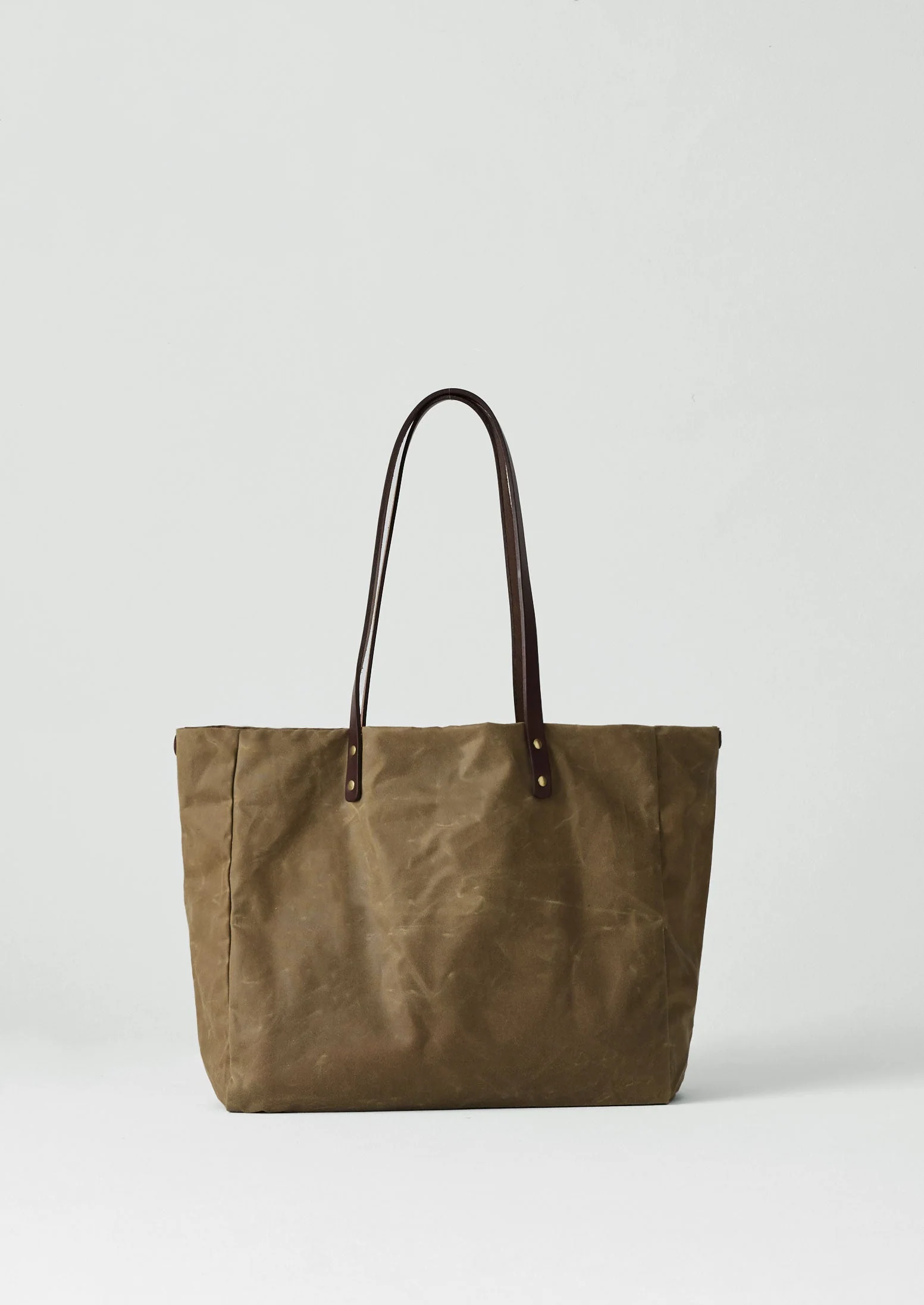 Kate Sheridan Waxed Cotton Tote | Sand - Image 6