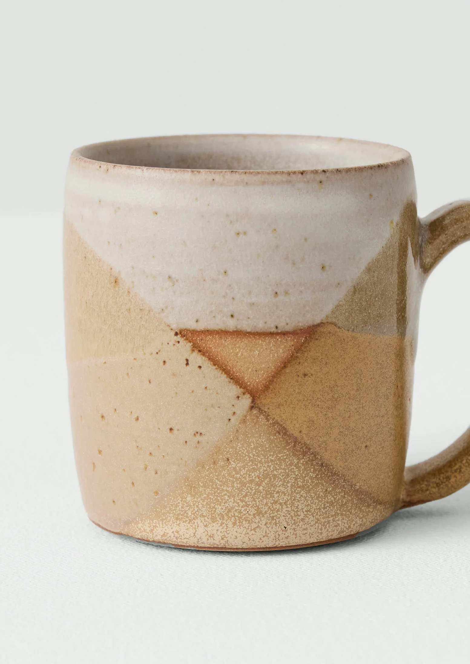 Liz Vidal Abstract Straight Mug | Ochre/Pink - Image 2