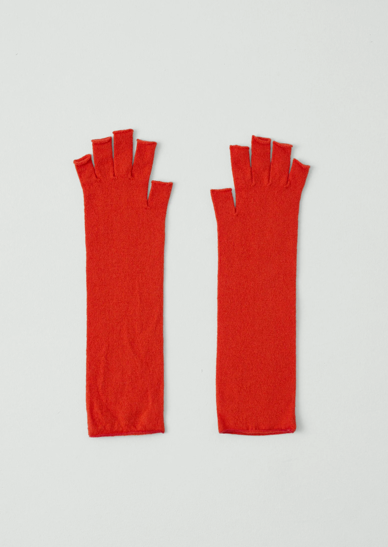 Nishiguchi Kutsushita Merino Tipless Gloves | Bright Red