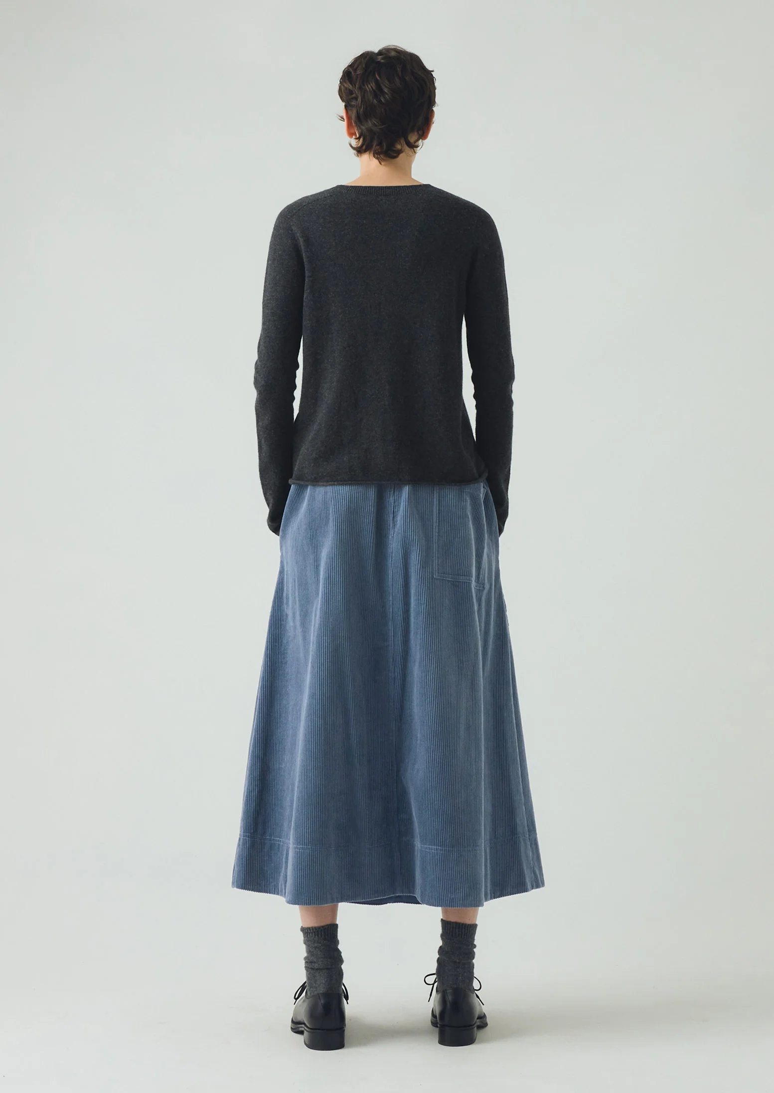 Organic Cord A Line Skirt | Myrtle - Image 3