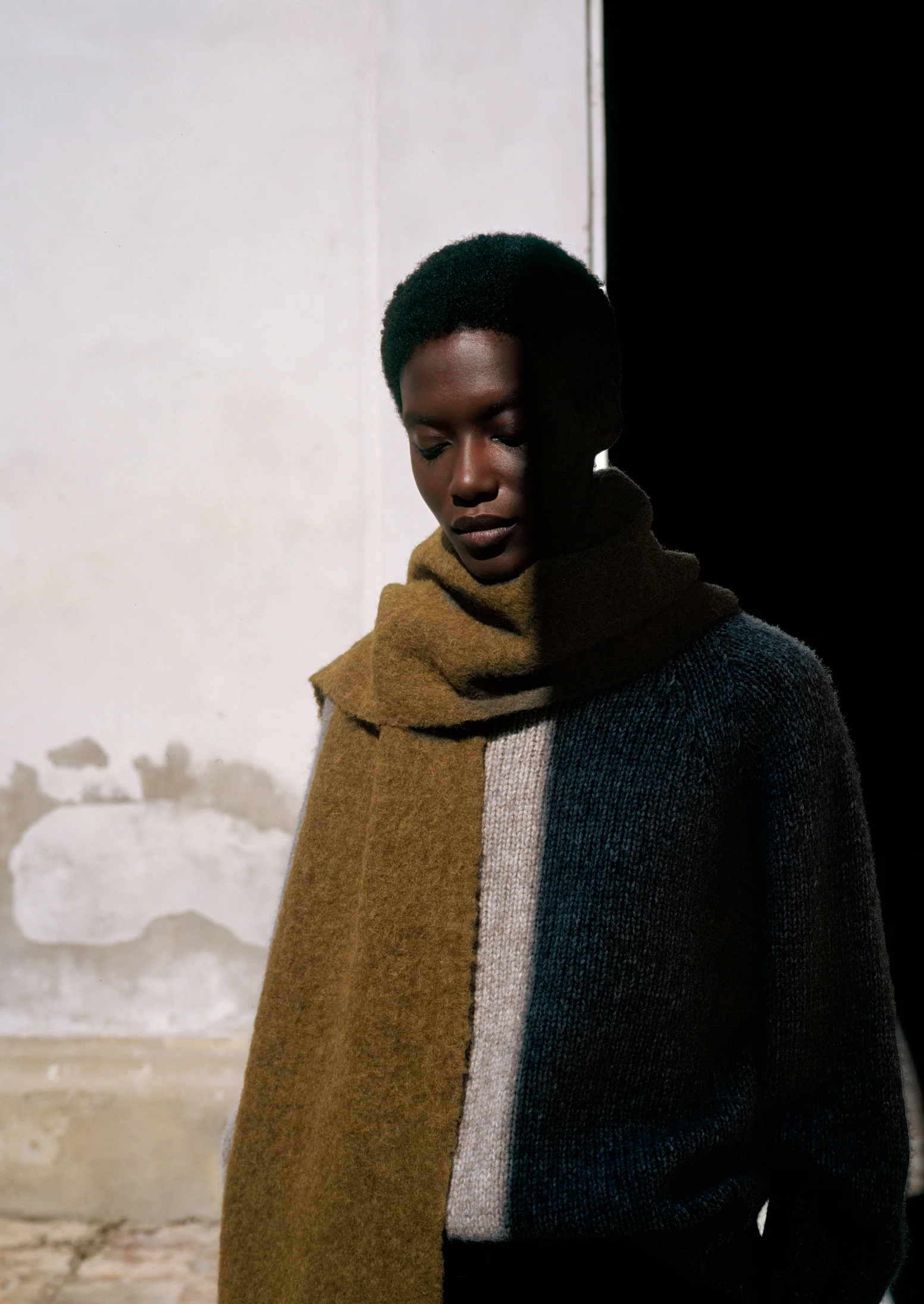 Textured Scarf | Moss - Image 3