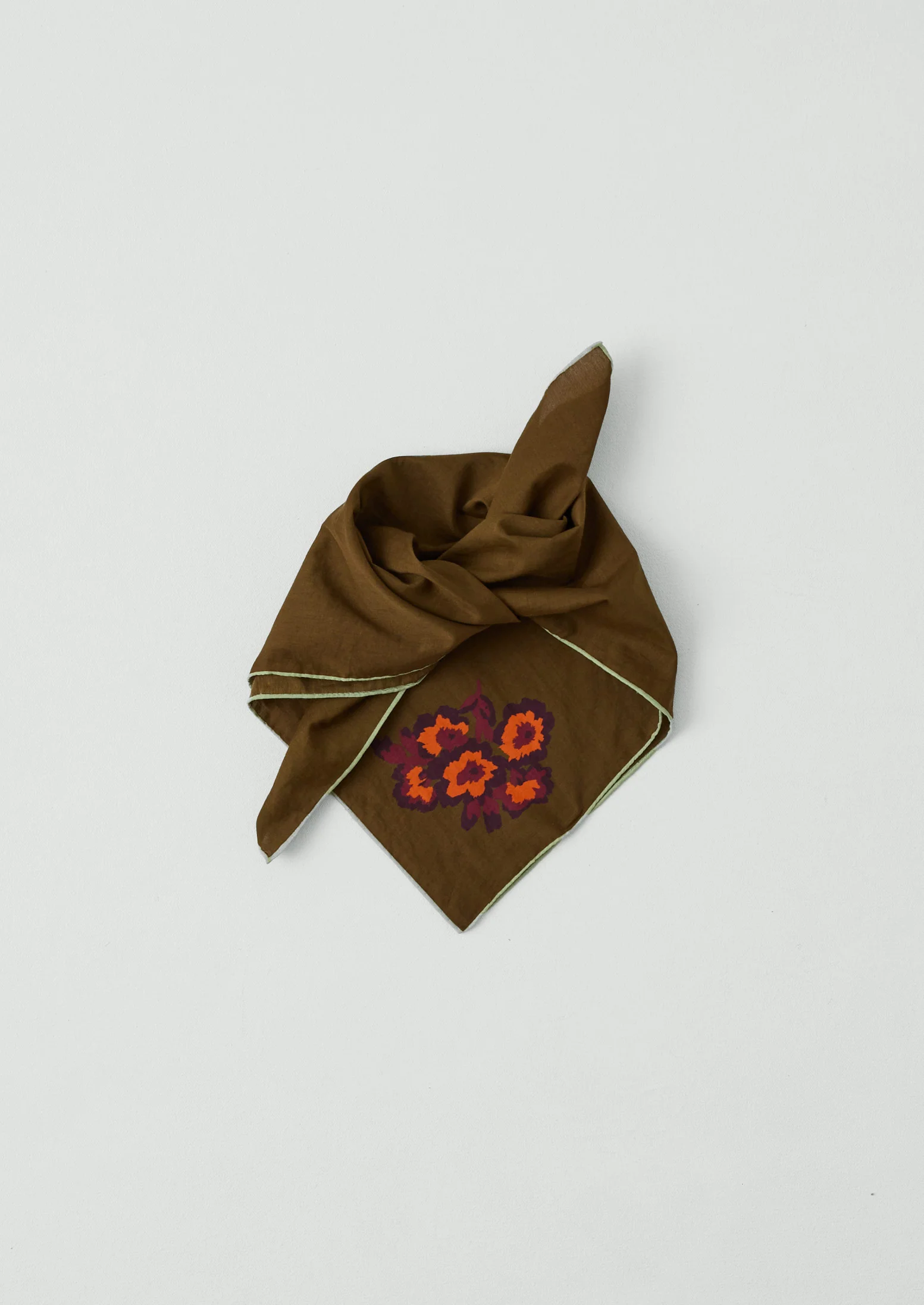 Vespertine Floral Bandana | Bronze