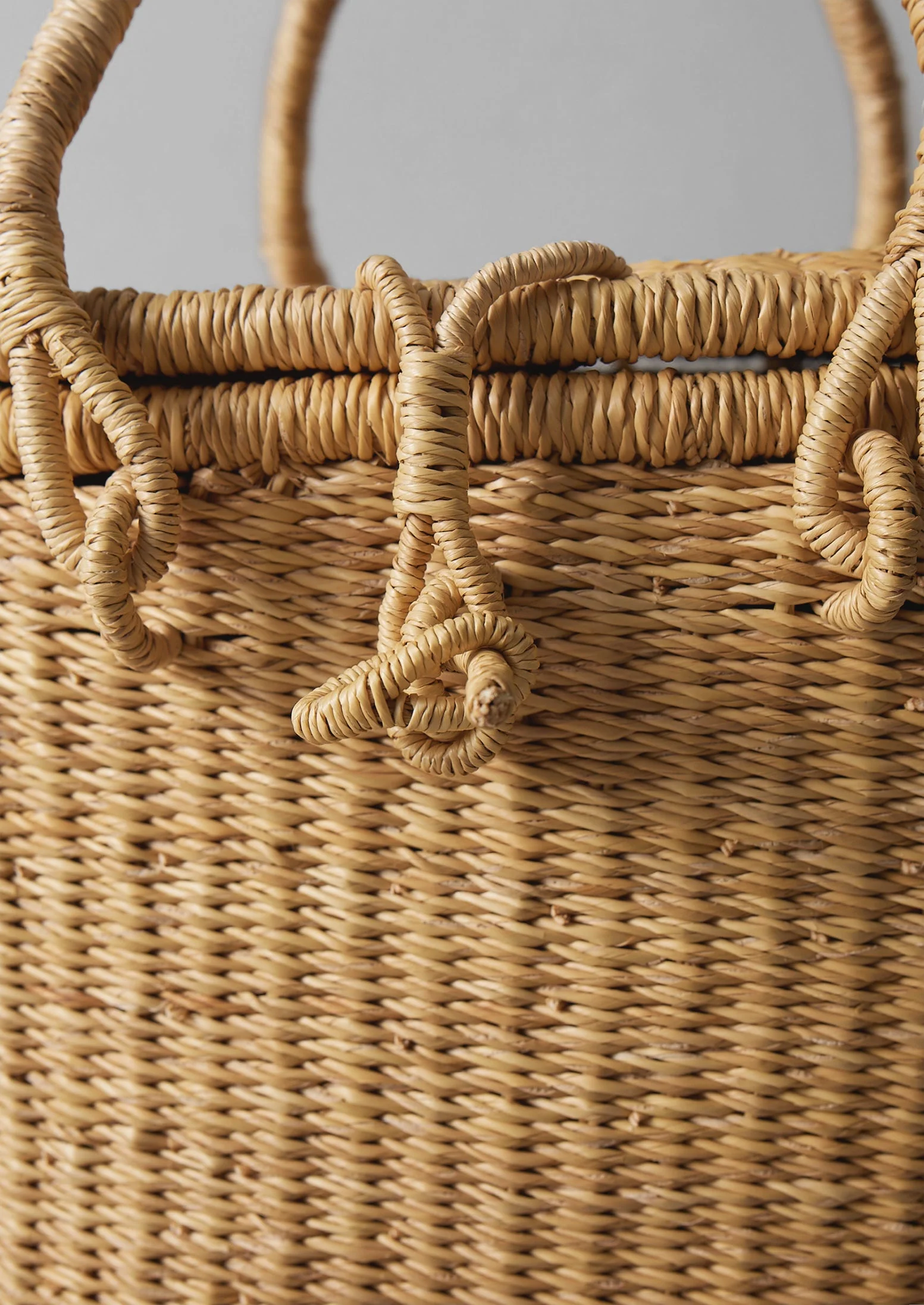 Veta Vera Grass Picnic Basket | Natural - Image 4