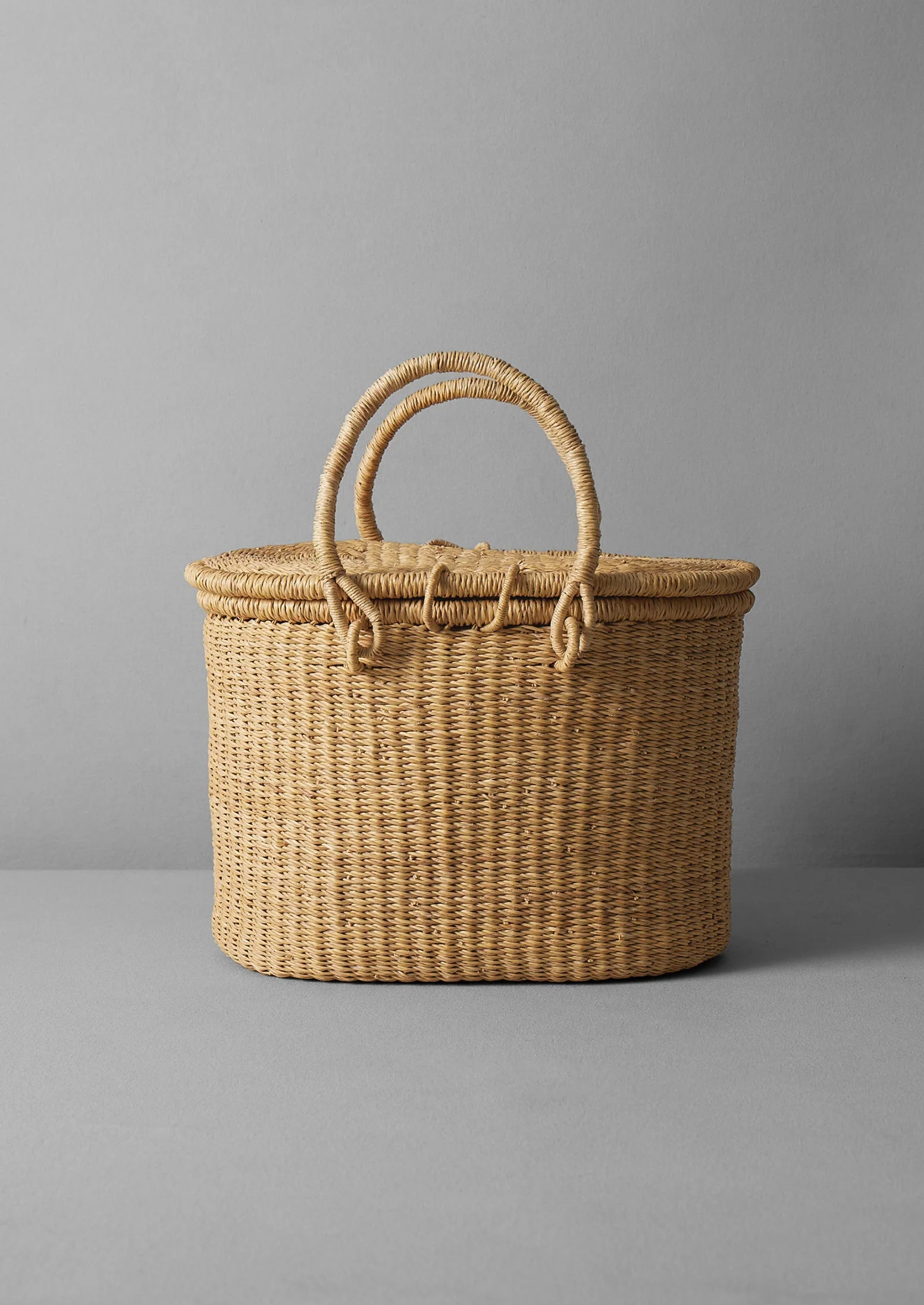 Veta Vera Grass Picnic Basket | Natural - Image 5